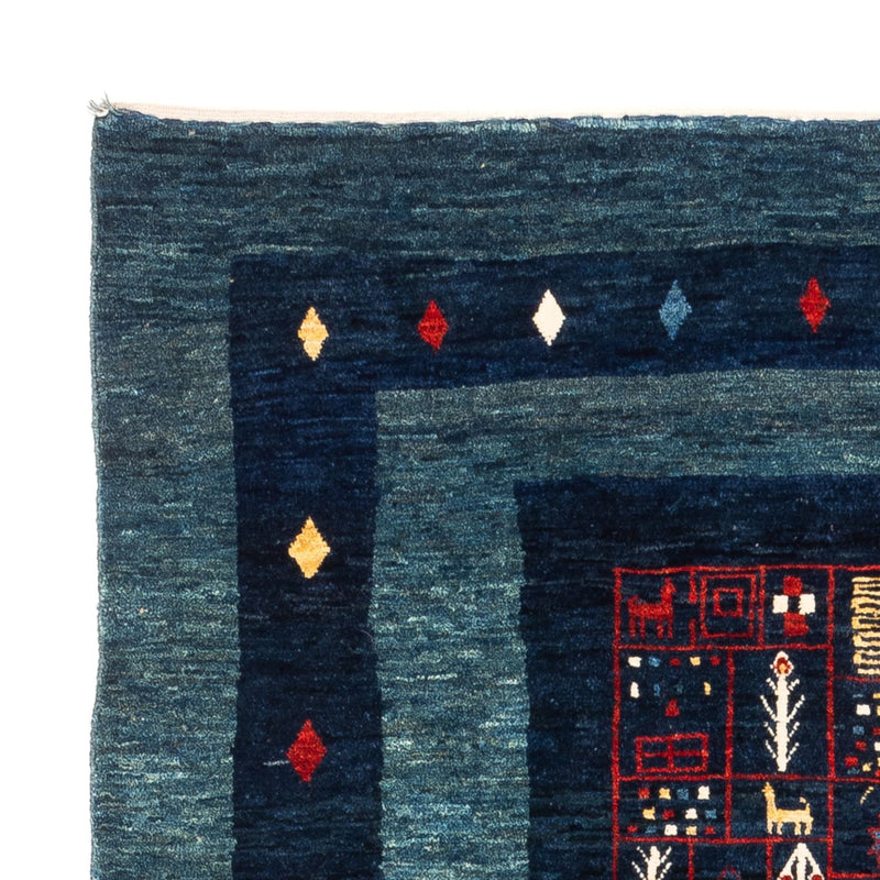 Tappeto Gabbeh - Persero - 173 x 124 cm - blu