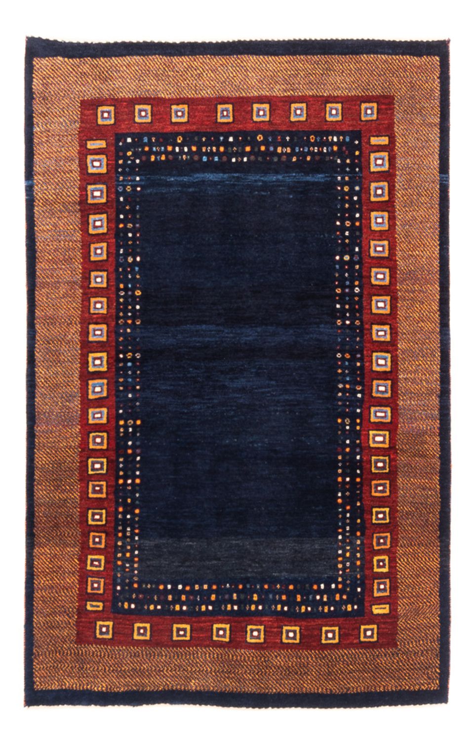 Tappeto Gabbeh - Persero - 150 x 100 cm - blu