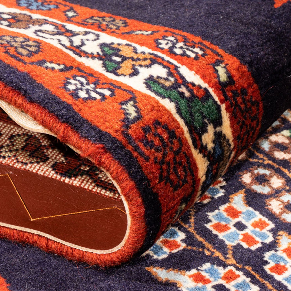 Tappeto corsia Tappeto Persero - Nomade - 278 x 75 cm - blu scuro