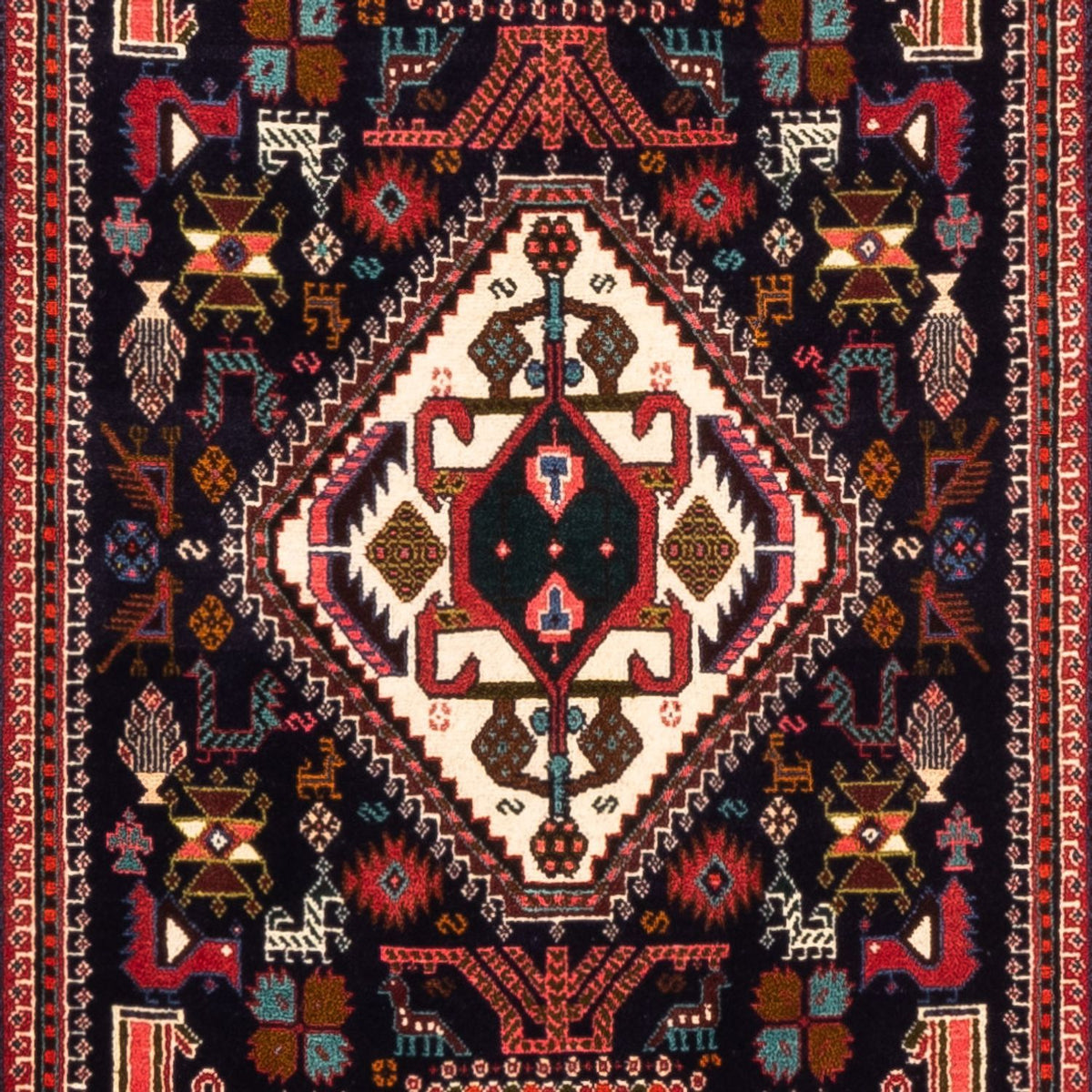 Tappeto corsia Tappeto Persero - Nomade - 250 x 78 cm - blu scuro