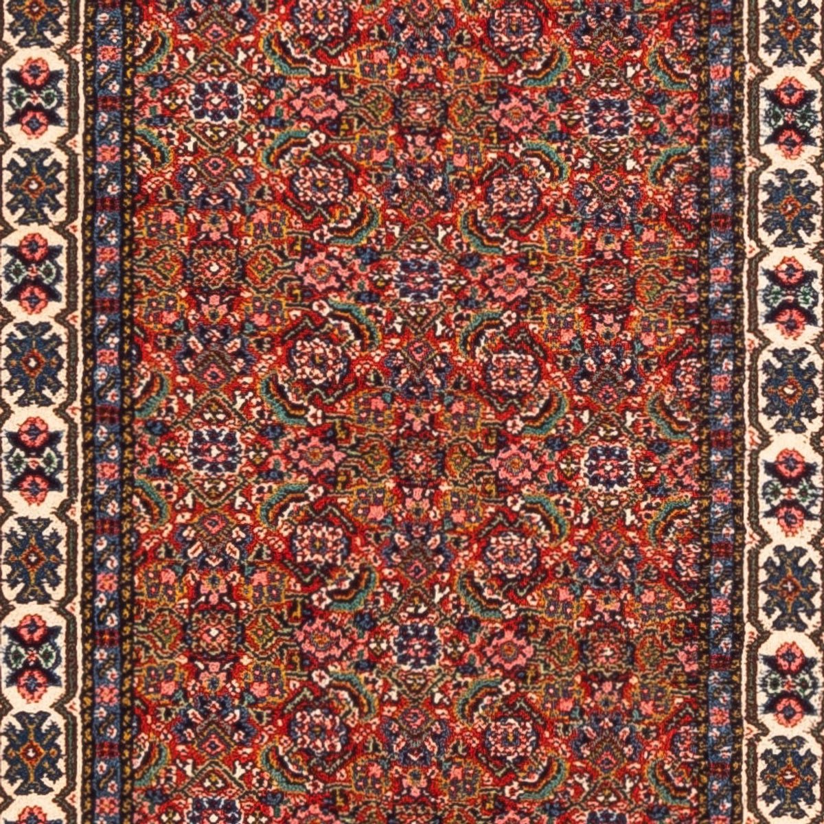 Tappeto corsia Tappeto Persero - Tabriz - 330 x 70 cm - rosso