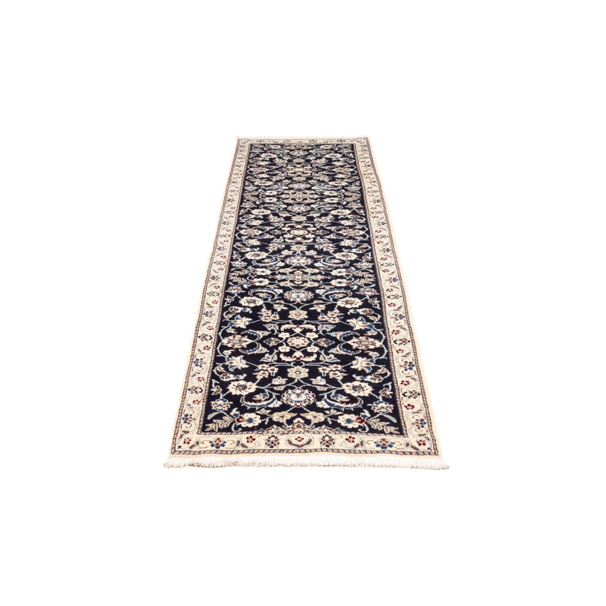 Tappeto corsia Tappeto Persero - Nain - 281 x 72 cm - blu scuro