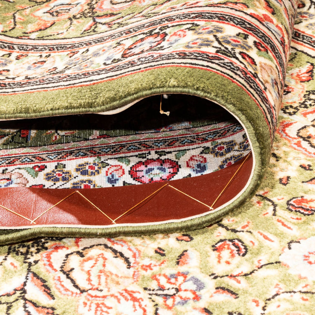 Tappeto corsia Tappeto Persero - Ghom - 295 x 80 cm - verde