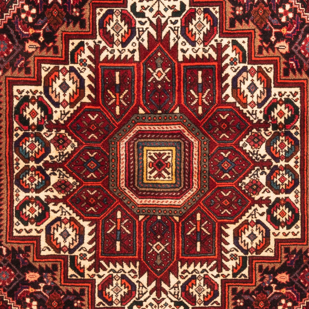 Tappeto Gabbeh - Loribaft Persero - 157 x 100 cm - rosso