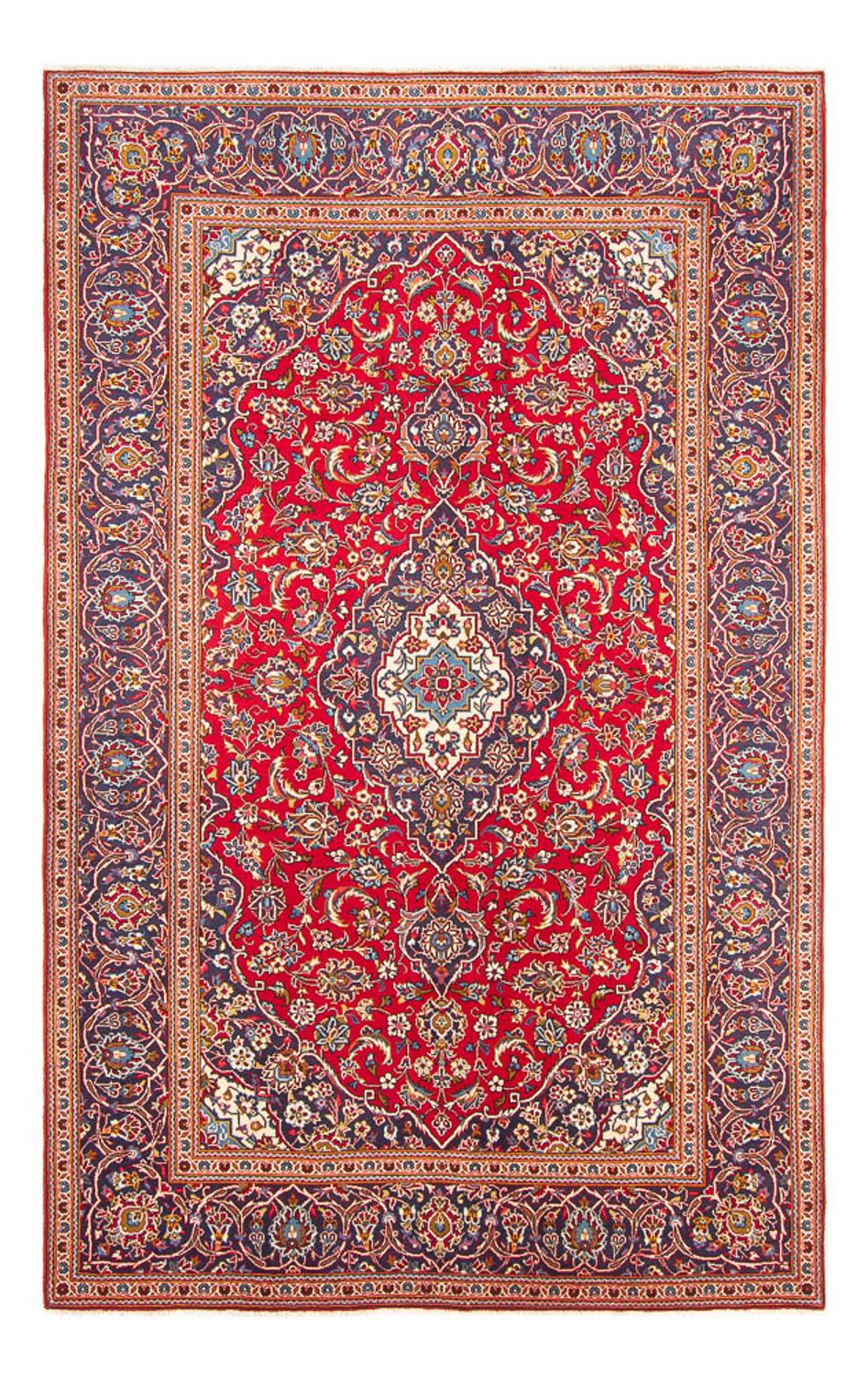 Tappeto Persero - Keshan - 307 x 198 cm - rosso