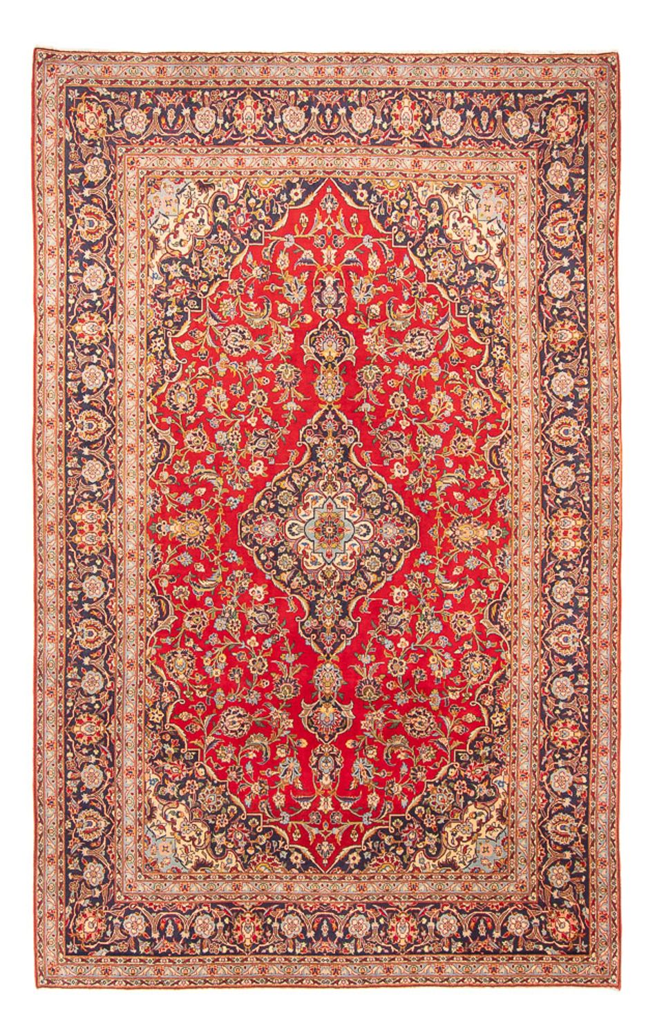 Tappeto Persero - Keshan - 305 x 200 cm - rosso