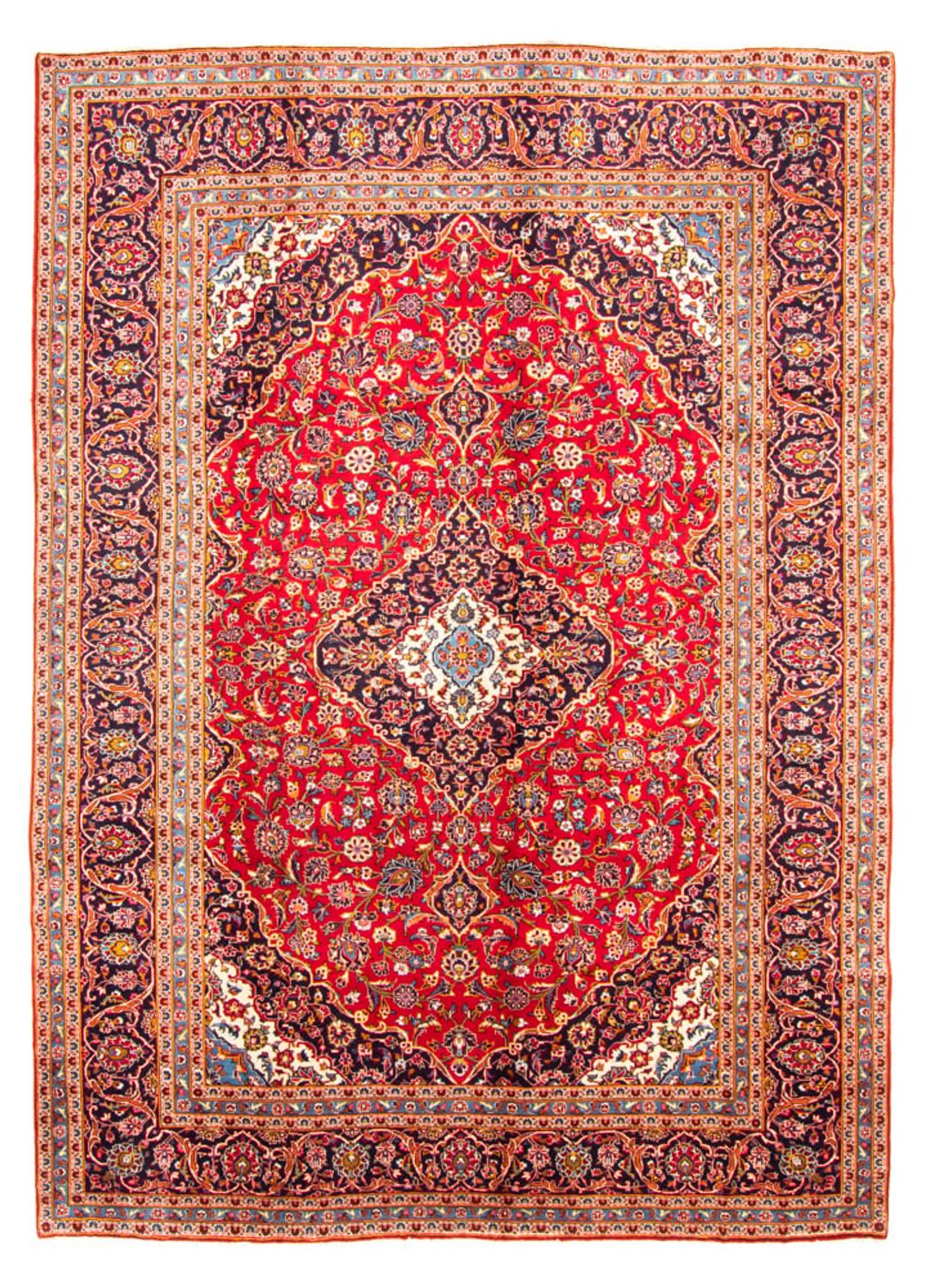 Tappeto Persero - Keshan - 340 x 247 cm - rosso