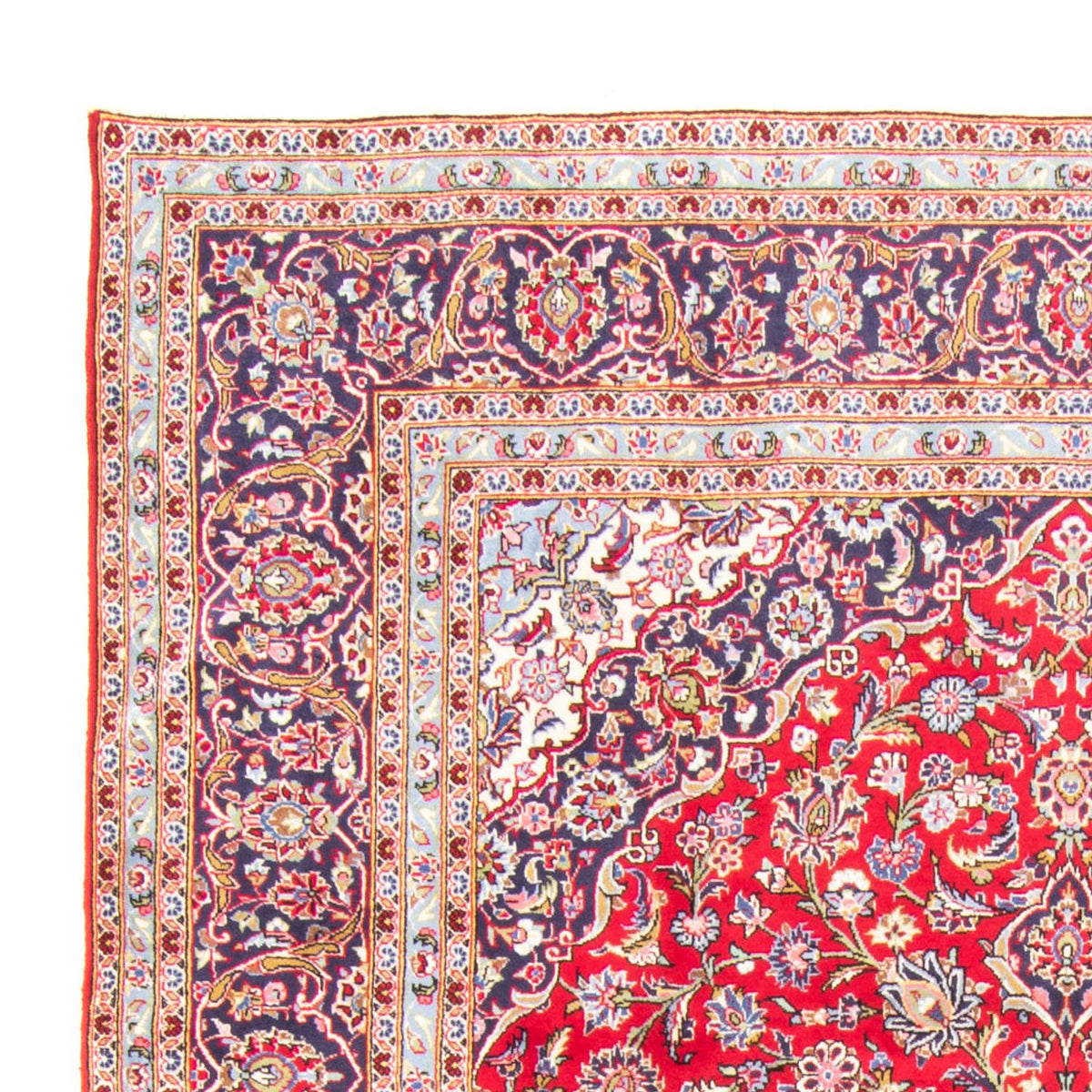 Tappeto Persero - Keshan - 349 x 243 cm - rosso