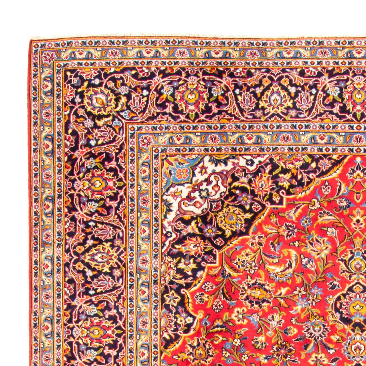 Tappeto Persero - Keshan - 348 x 247 cm - rosso