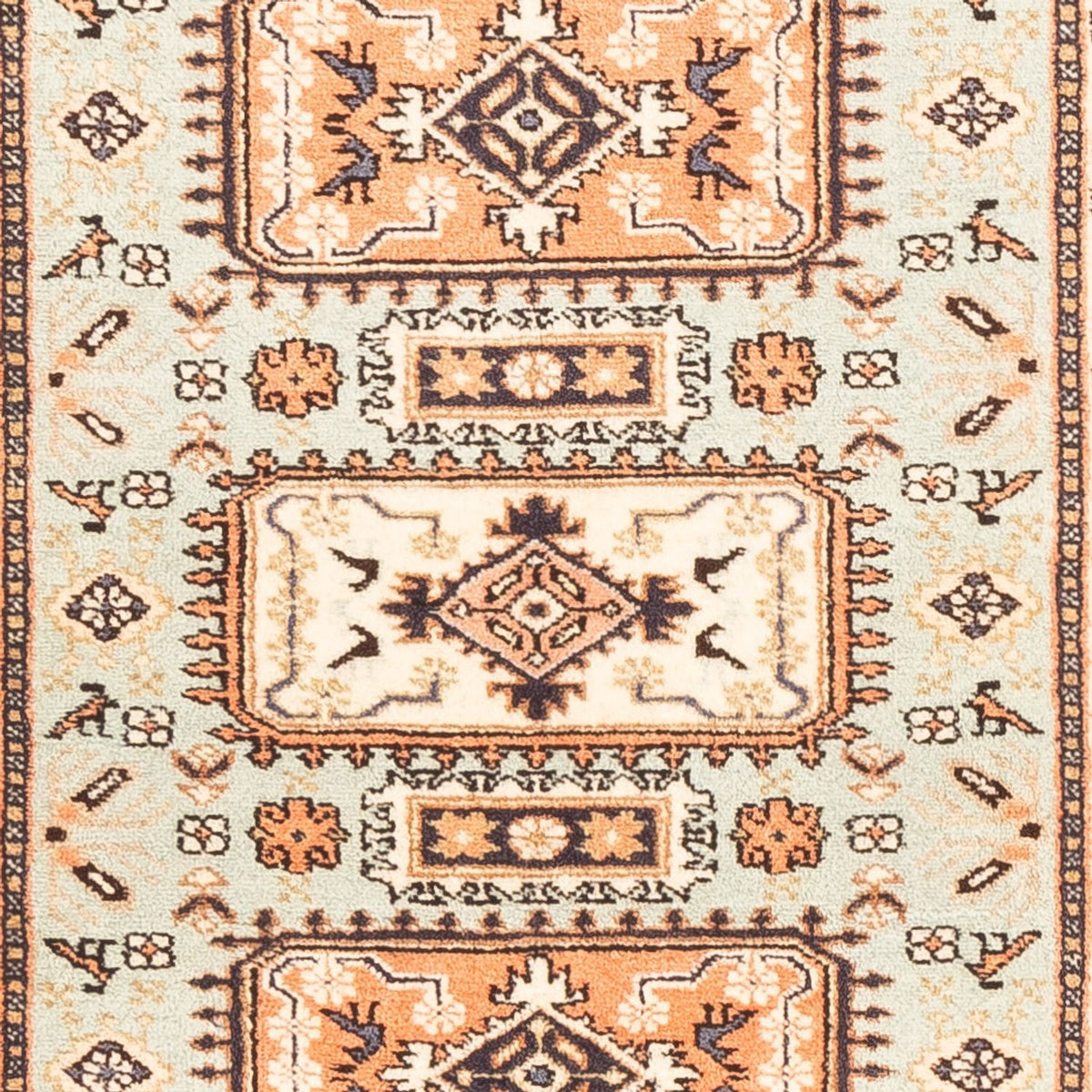 Tappeto corsia Tappeto Persero - Nomade - 188 x 66 cm - verde chiaro