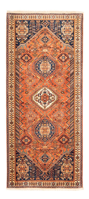 Tappeto corsia Tappeto Gabbeh - Kashkuli Persero - 195 x 84 cm - rosso