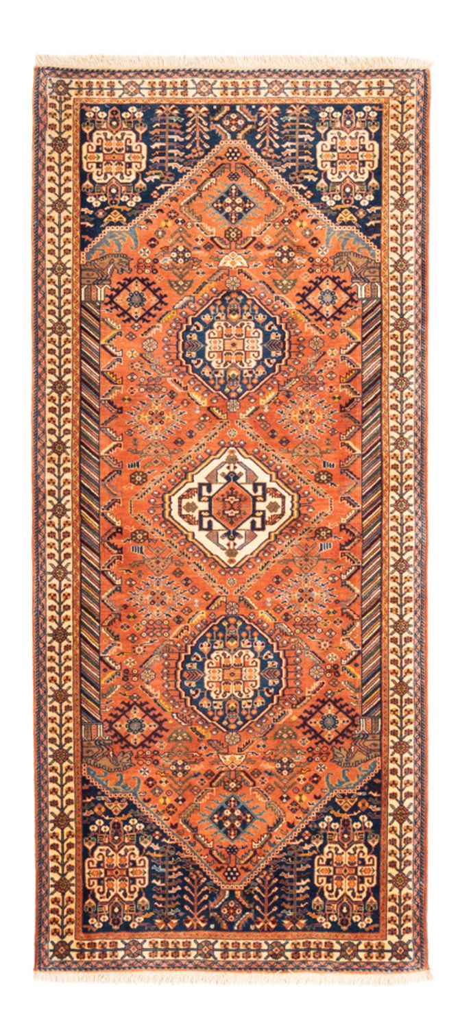 Tappeto corsia Tappeto Gabbeh - Kashkuli Persero - 195 x 84 cm - rosso