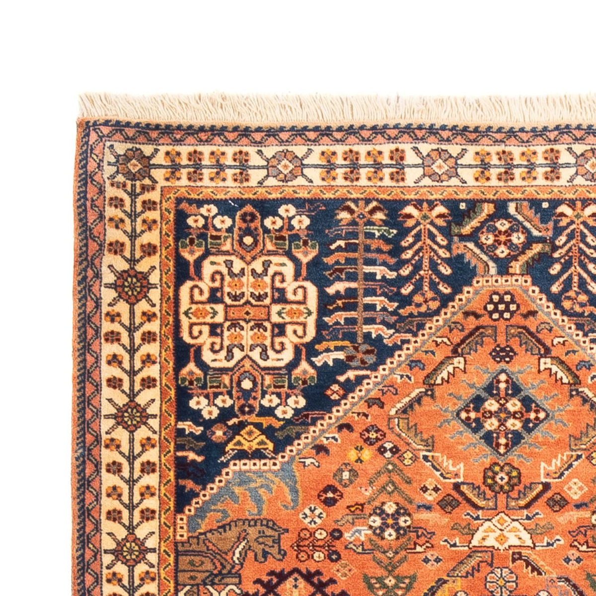 Tappeto corsia Tappeto Gabbeh - Kashkuli Persero - 195 x 84 cm - rosso