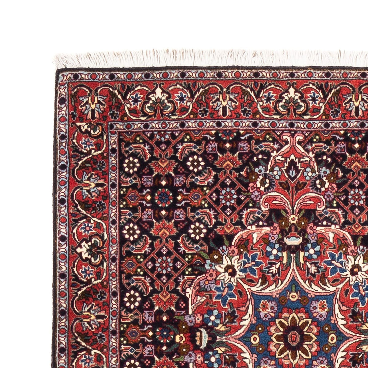 Tappeto corsia Tappeto Persero - Bidjar - 200 x 76 cm - blu scuro