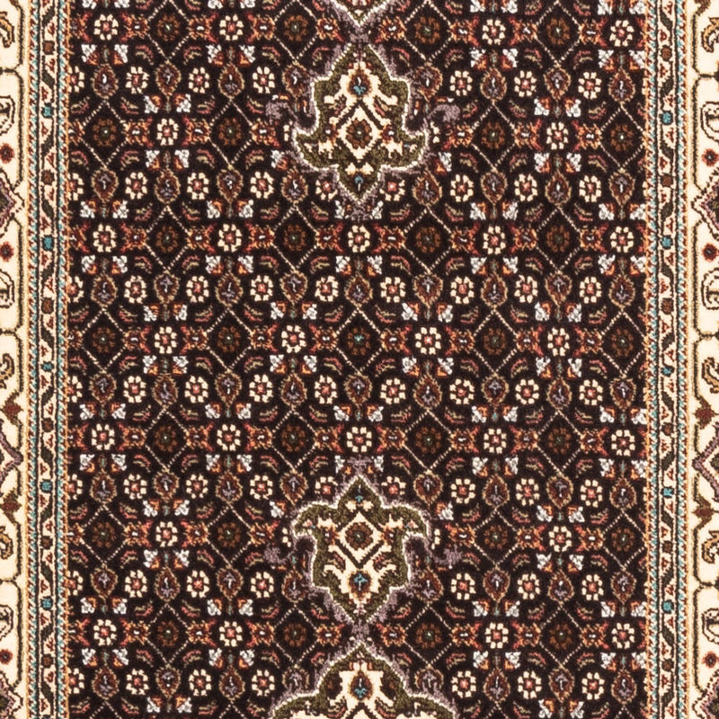 Tappeto corsia Tappeto Persero - Tabriz - Reale - 195 x 75 cm - blu scuro