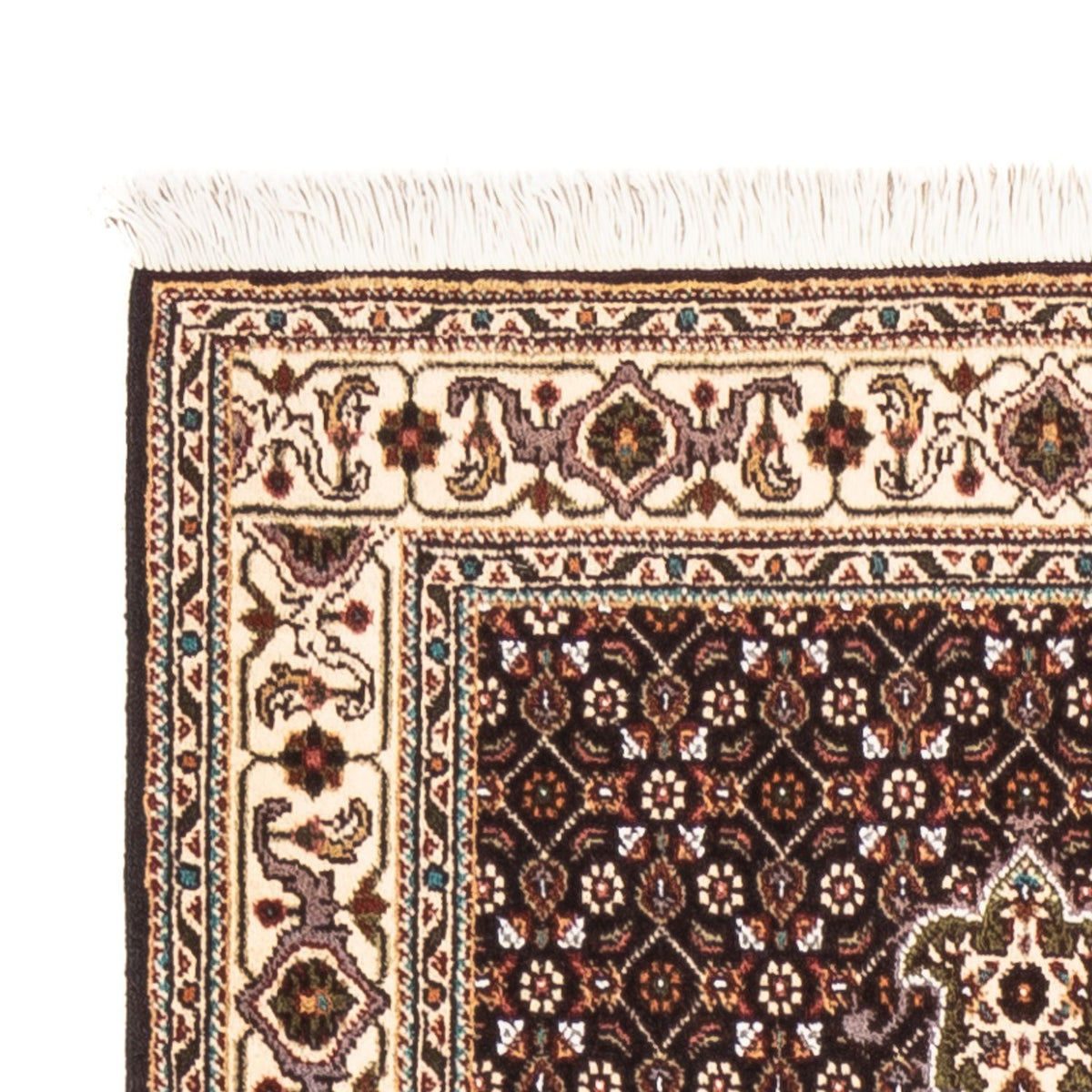 Tappeto corsia Tappeto Persero - Tabriz - Reale - 195 x 75 cm - blu scuro