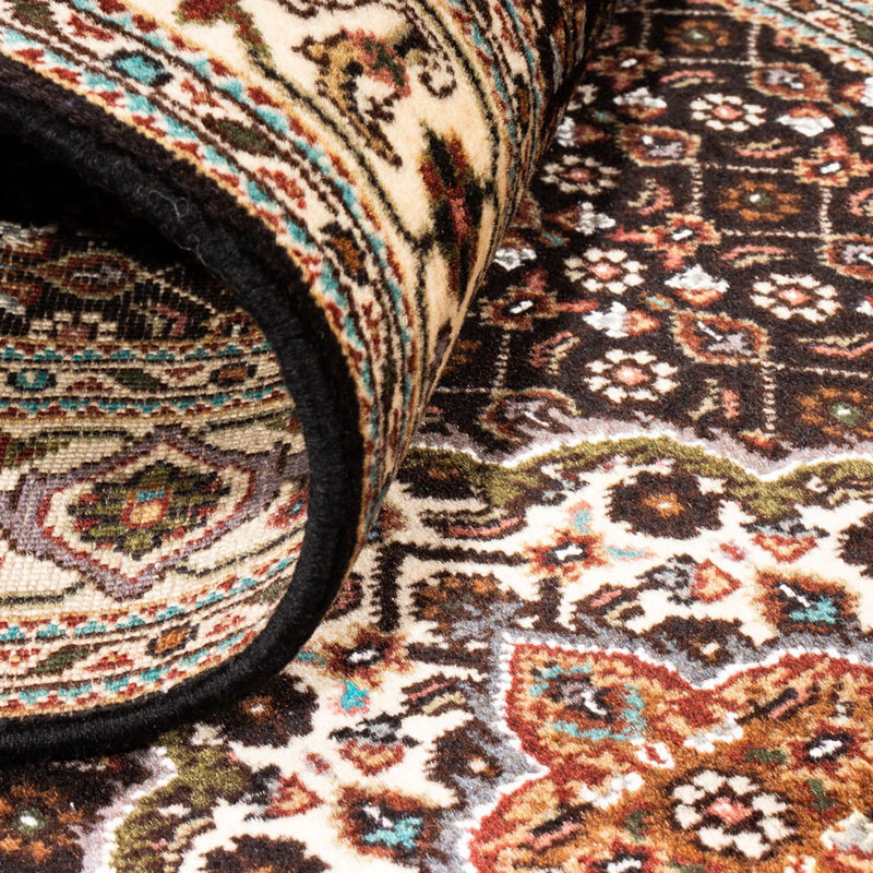 Tappeto corsia Tappeto Persero - Tabriz - Reale - 195 x 75 cm - blu scuro