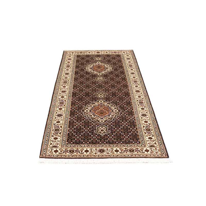 Tappeto corsia Tappeto Persero - Tabriz - Reale - 195 x 75 cm - blu scuro