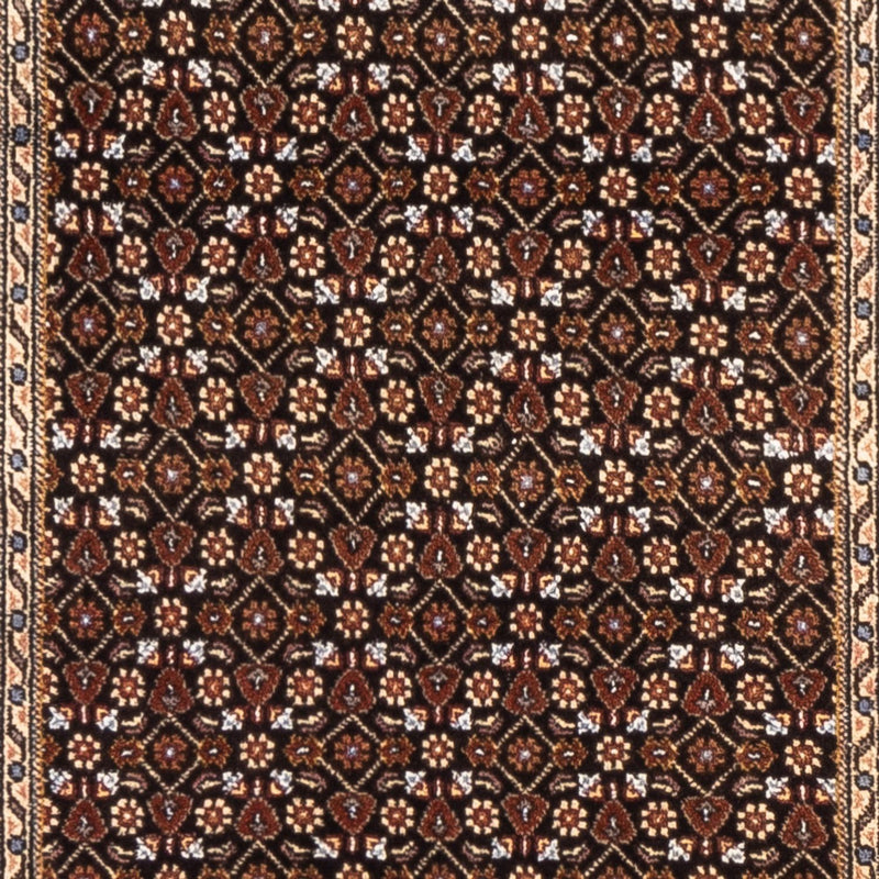 Tappeto corsia Tappeto Persero - Tabriz - Reale - 196 x 80 cm - blu scuro