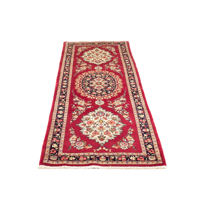 Tappeto corsia Tappeto Persero - Ghom - 215 x 65 cm - rosso