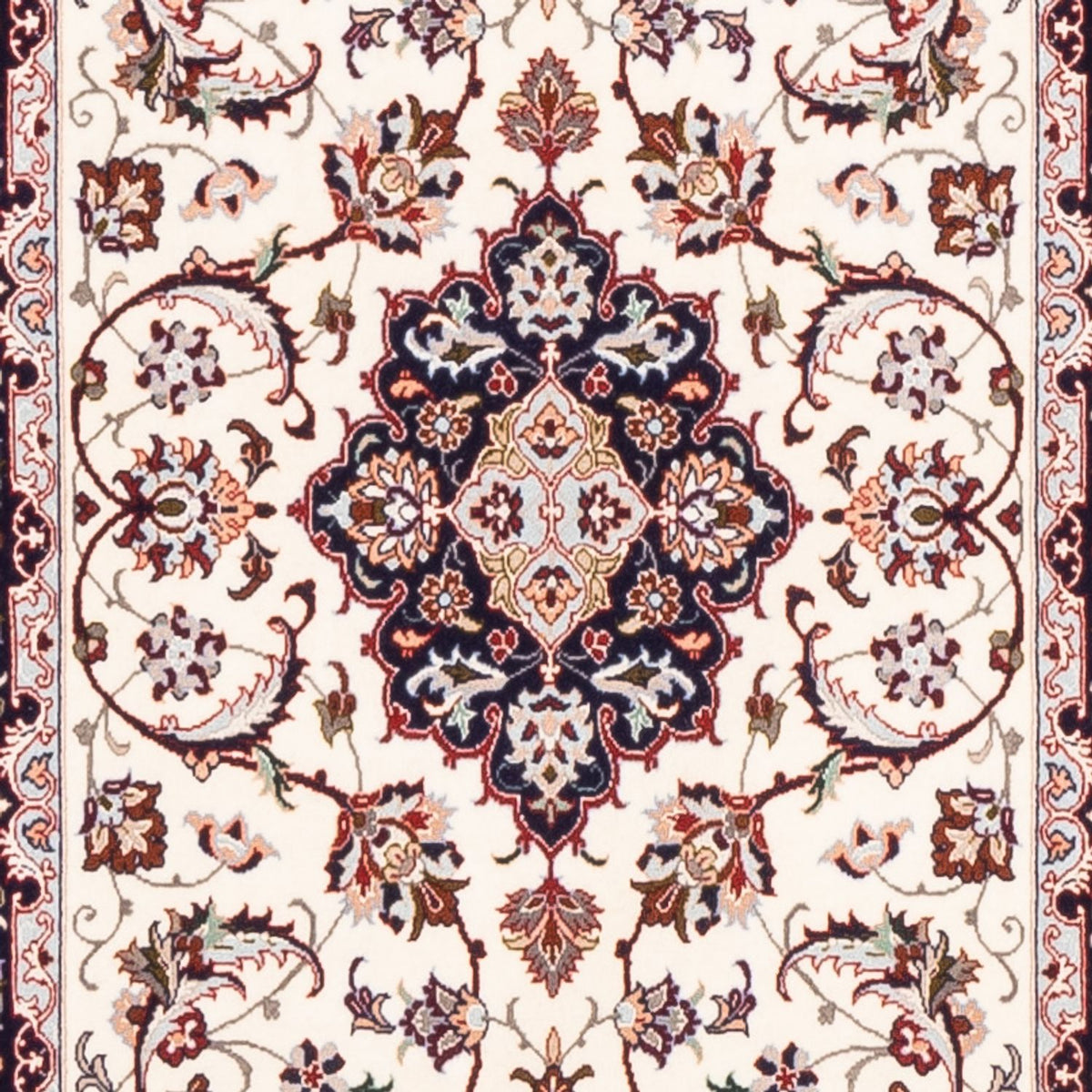 Tappeto corsia Tappeto Persero - Isfahan - Premio - 199 x 64 cm - rosso
