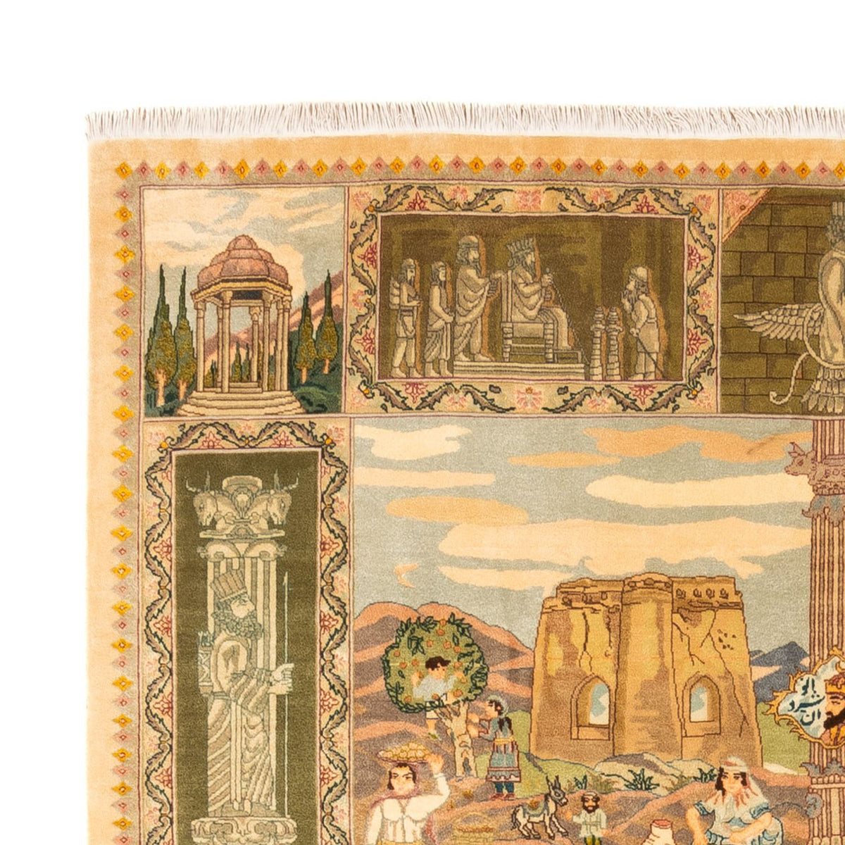 Tappeto Persero - Tabriz - Reale - 263 x 175 cm - multicolore