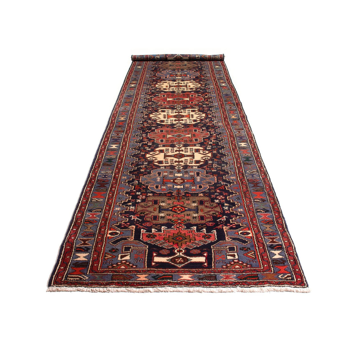 Tappeto corsia Tappeto Persero - Nomade - 390 x 103 cm - blu scuro