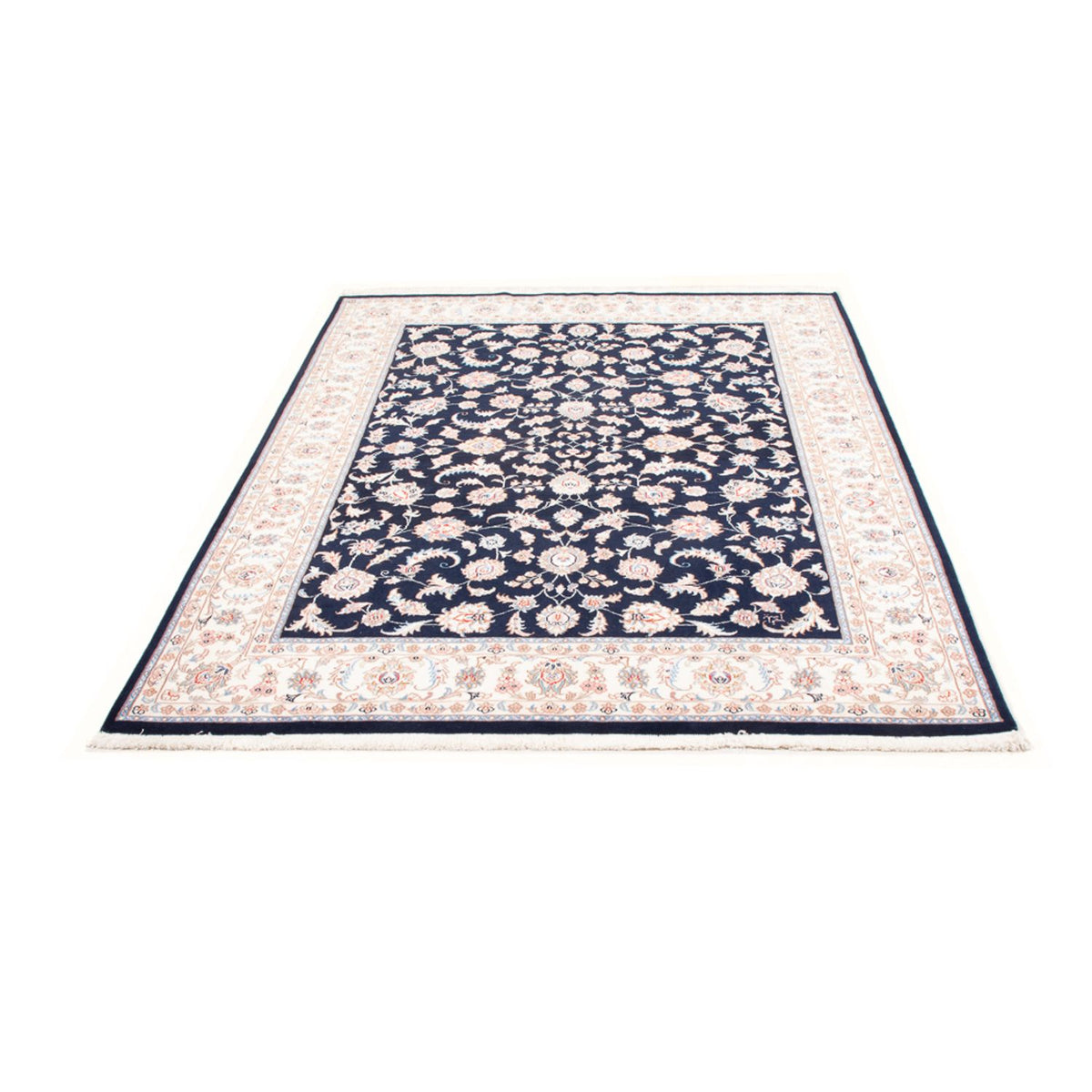 Tappeto Persero - Tabriz - Reale - 203 x 147 cm - blu scuro
