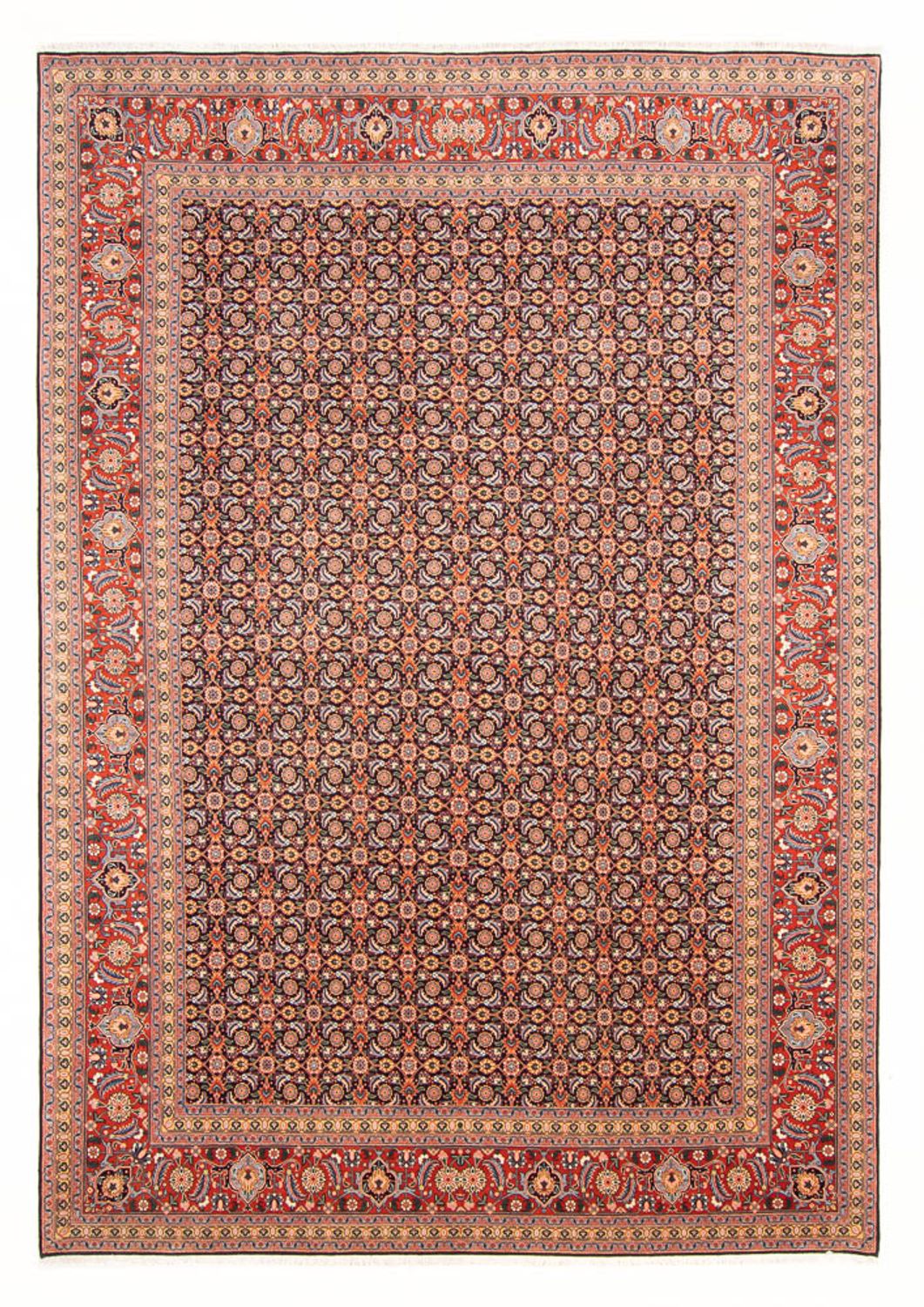 Tappeto Persero - Tabriz - Reale - 307 x 204 cm - blu scuro