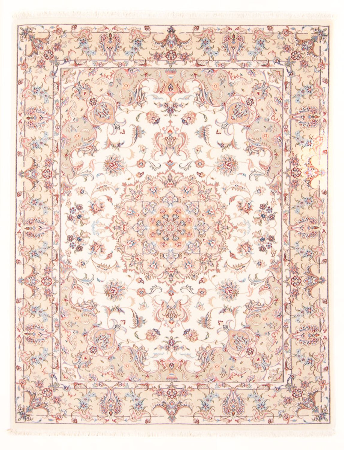 Tappeto Persero - Tabriz - Reale - 198 x 148 cm - crema