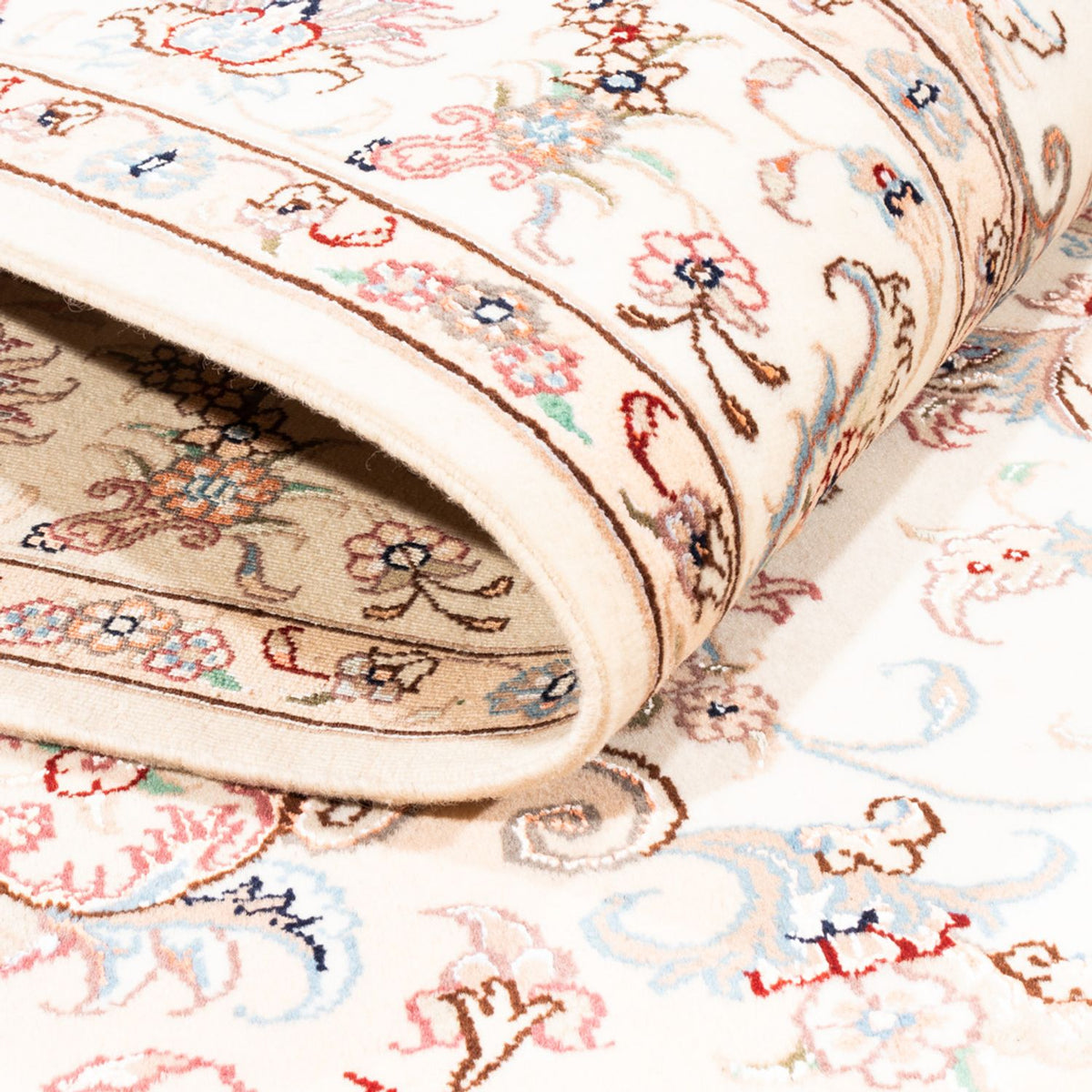 Tappeto Persero - Tabriz - 196 x 153 cm - crema