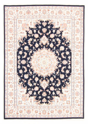 Tappeto Persero - Tabriz - Reale - 235 x 170 cm - blu scuro