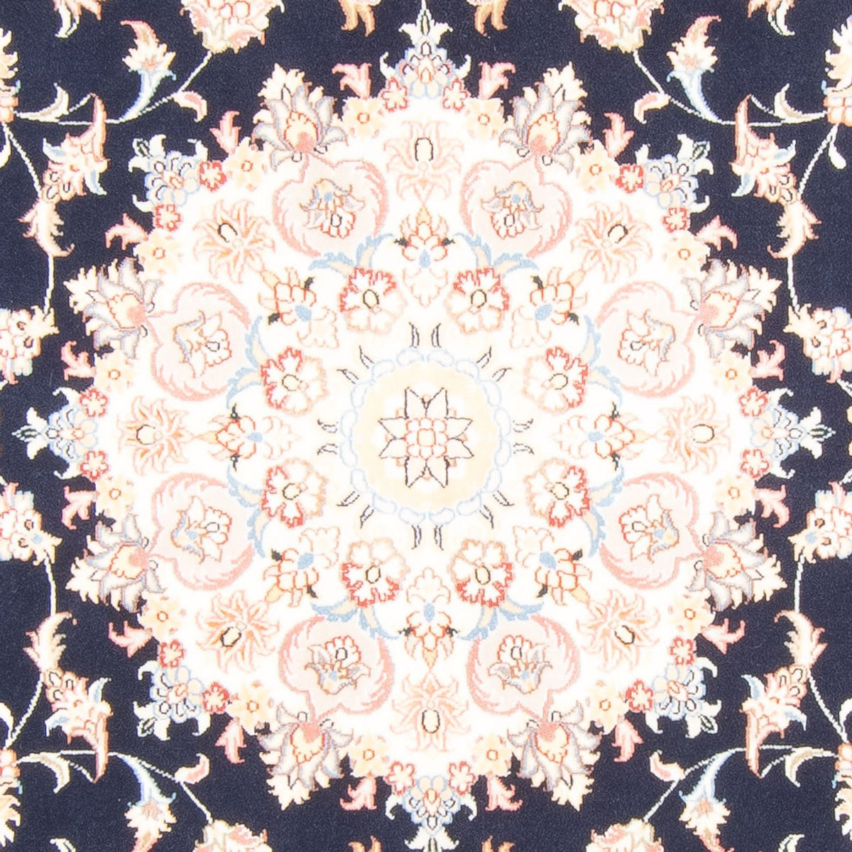 Tappeto Persero - Tabriz - Reale - 235 x 170 cm - blu scuro