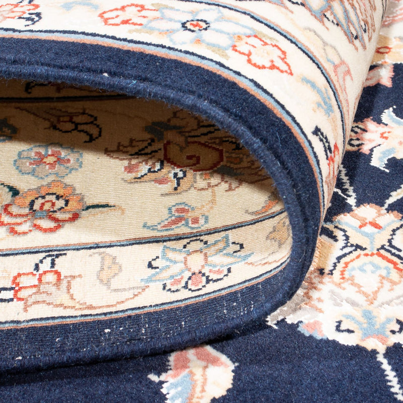 Tappeto Persero - Tabriz - Reale - 235 x 170 cm - blu scuro