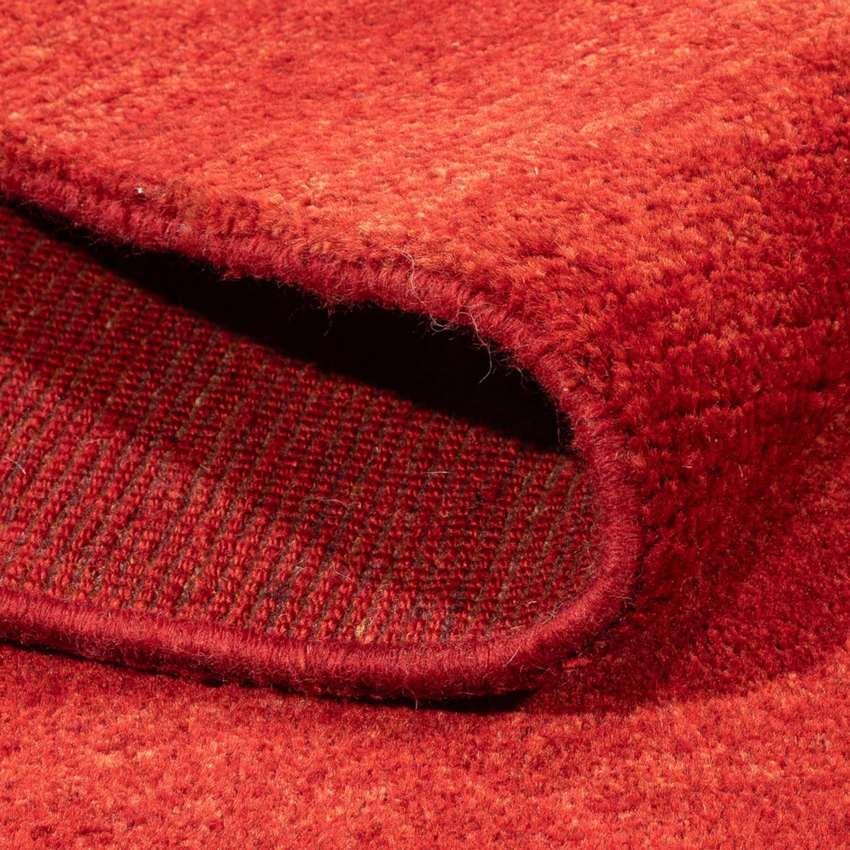 Tappeto Gabbeh - Persero quadrato  - 168 x 168 cm - rosso