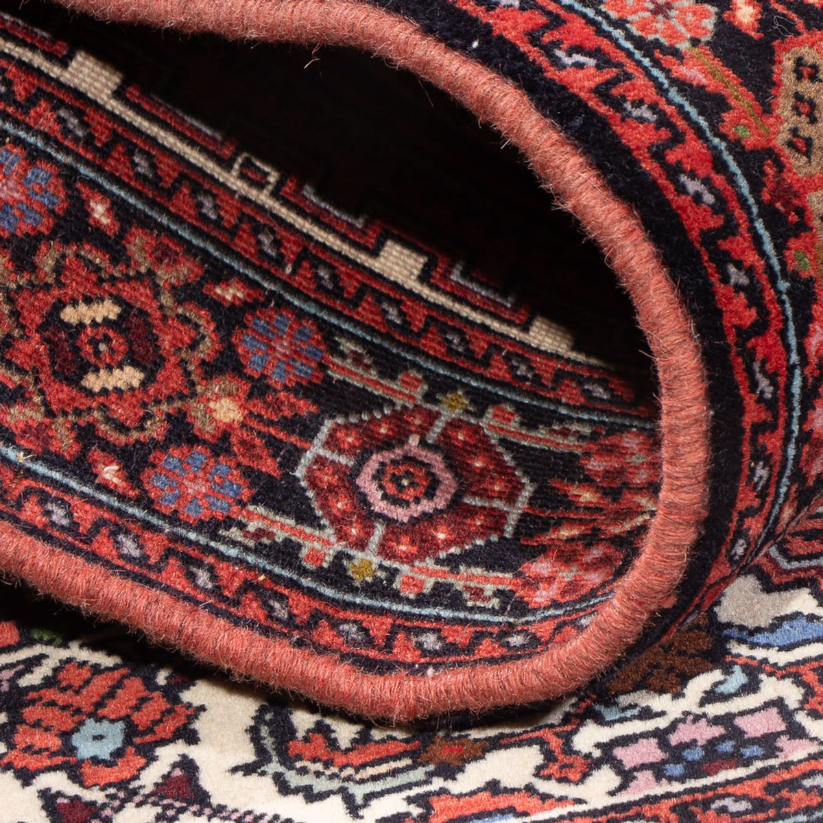 Tappeto Persero - Nomade - 123 x 82 cm - rosso scuro