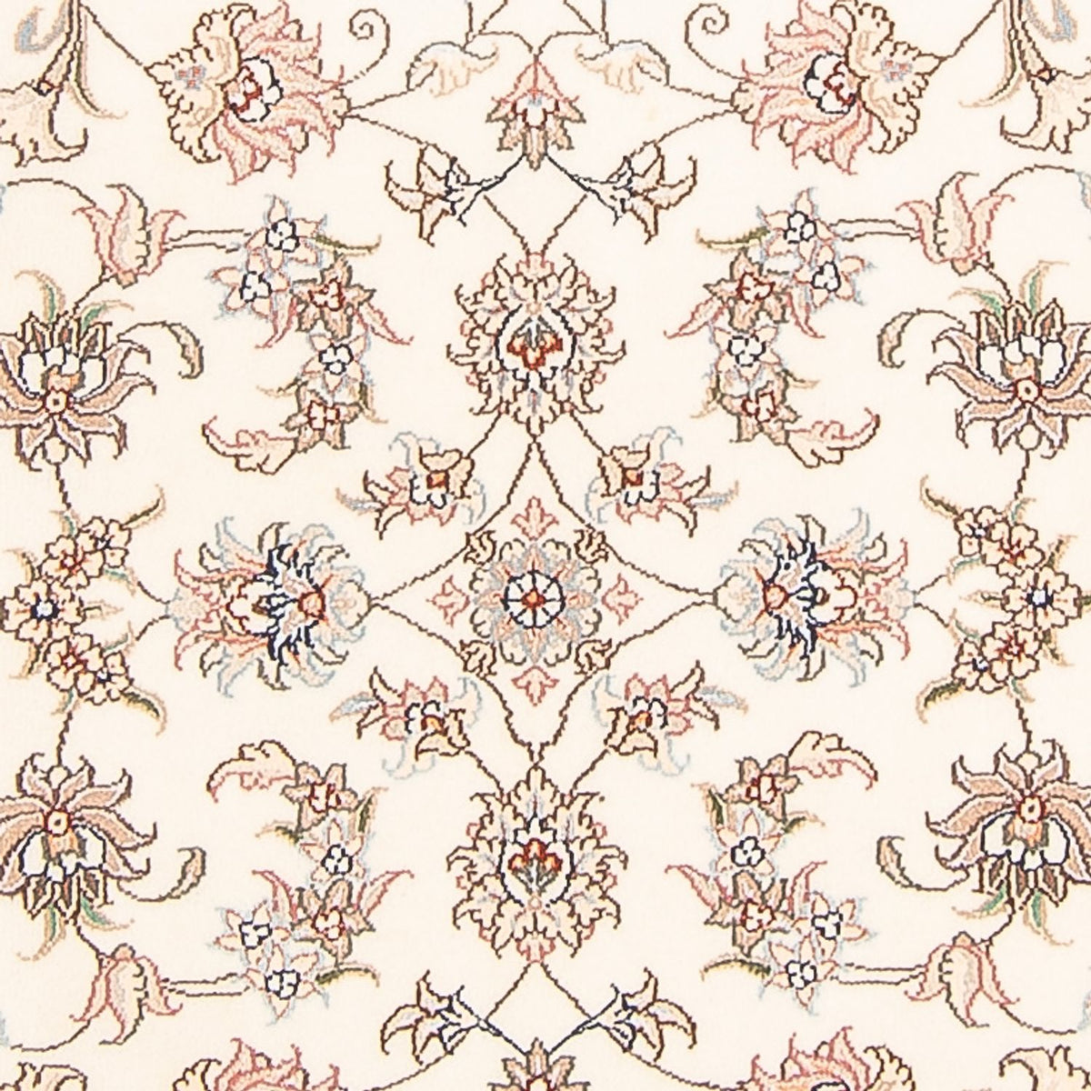 Tappeto corsia Tappeto Persero - Tabriz - Reale - 298 x 91 cm - crema