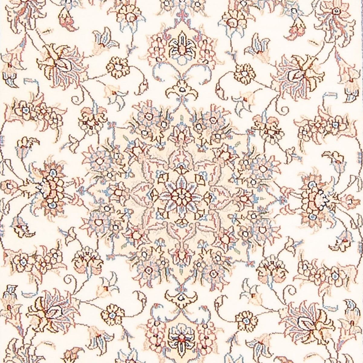 Tappeto corsia Tappeto Persero - Tabriz - Reale - 298 x 87 cm - crema
