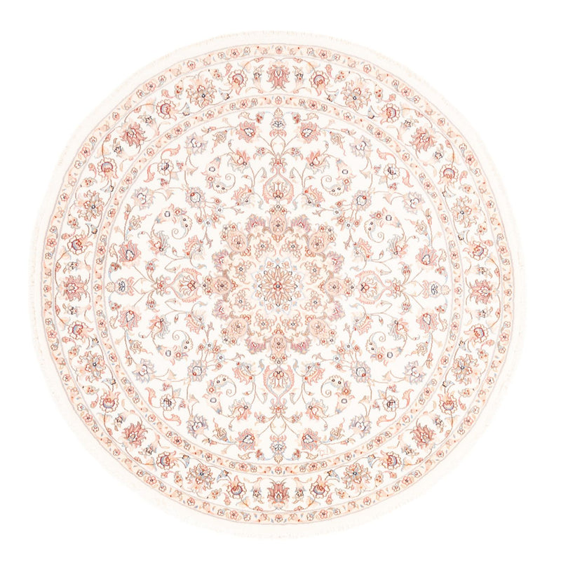 Tappeto Persero - Tabriz rotondo  - 157 x 151 cm - crema