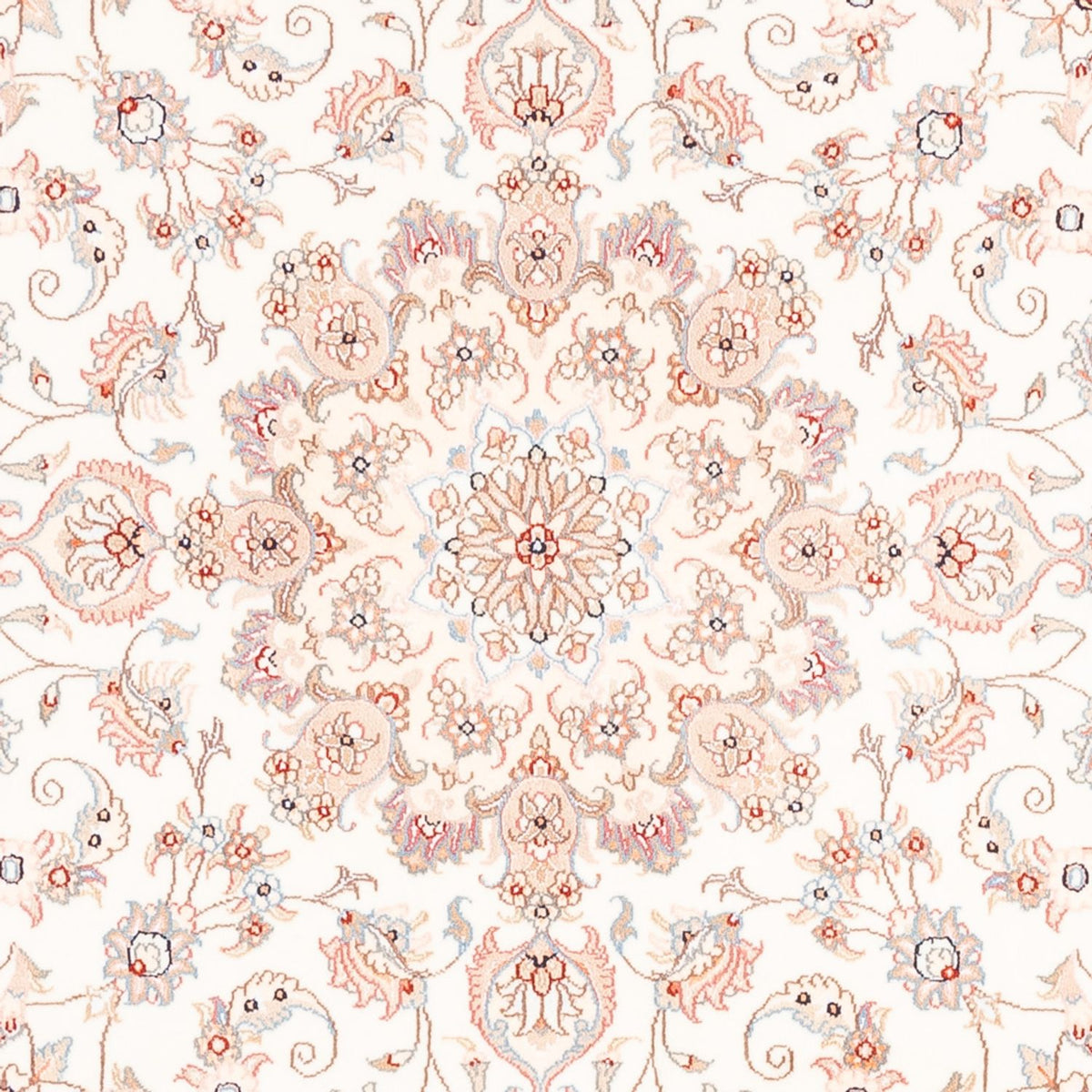 Tappeto Persero - Tabriz rotondo  - 157 x 151 cm - crema