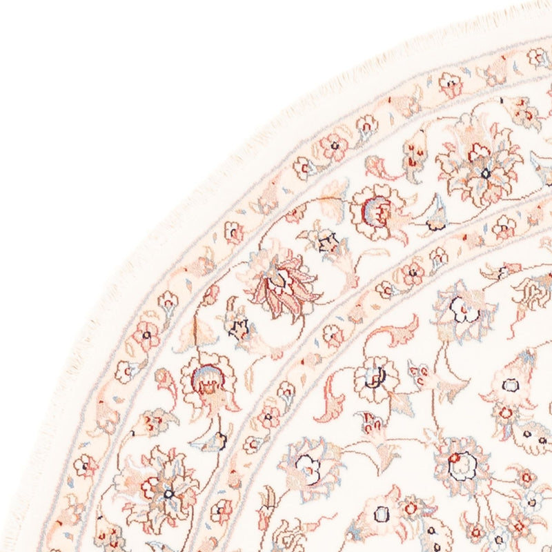 Tappeto Persero - Tabriz rotondo  - 157 x 151 cm - crema