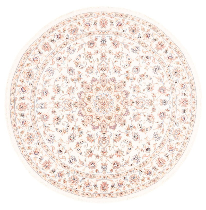Tappeto Persero - Tabriz rotondo  - 151 x 146 cm - crema