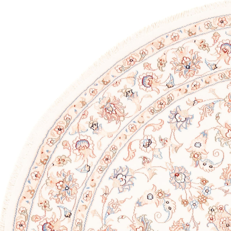 Tappeto Persero - Tabriz rotondo  - 151 x 146 cm - crema