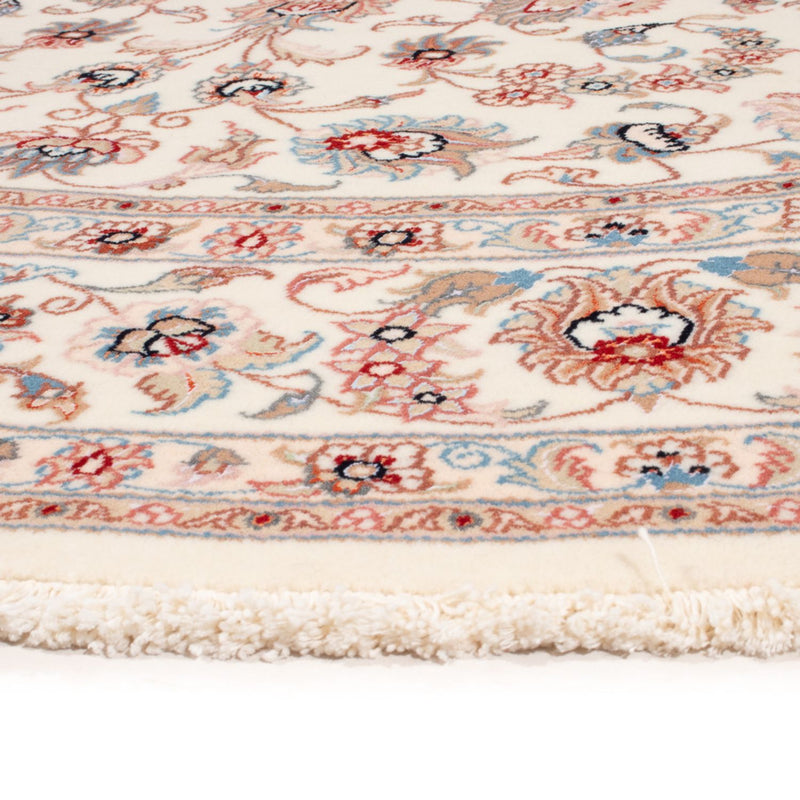 Tappeto Persero - Tabriz - Reale rotondo  - 200 x 200 cm - crema