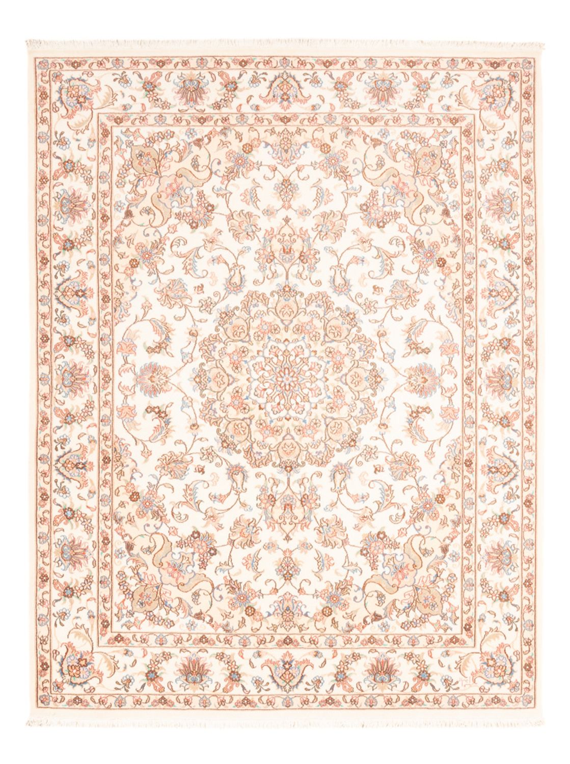 Tappeto Persero - Tabriz - 195 x 150 cm - crema