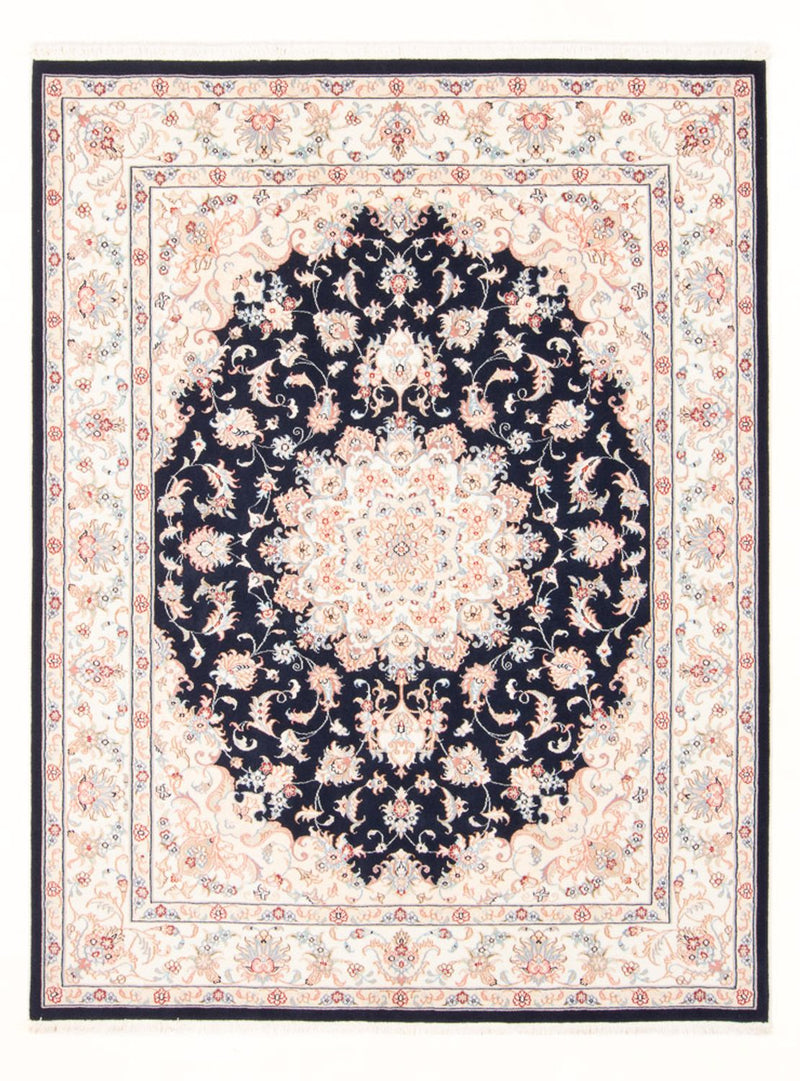 Tappeto Persero - Tabriz - Reale - 200 x 149 cm - blu scuro