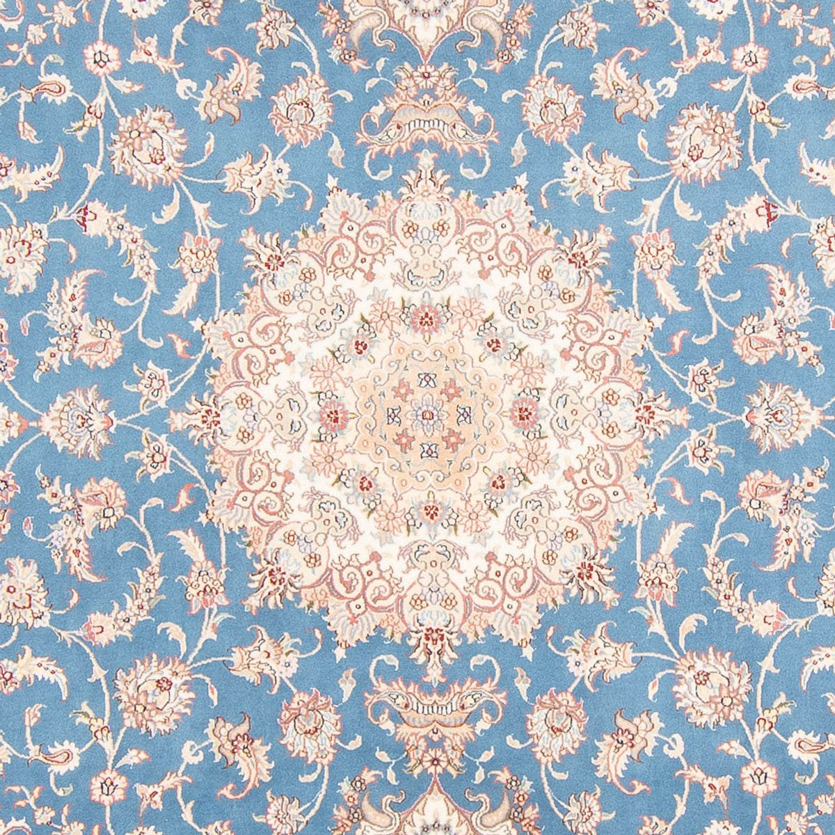 Tappeto Persero - Tabriz - Reale - 300 x 200 cm - blu chiaro