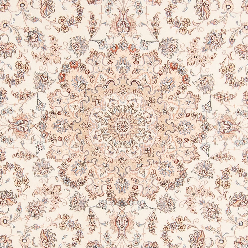Tappeto Persero - Tabriz - Reale rotondo  - 248 x 248 cm - crema