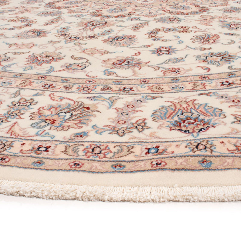 Tappeto Persero - Tabriz - Reale rotondo  - 248 x 248 cm - crema