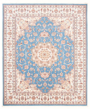Tappeto Persero - Tabriz - Reale - 251 x 200 cm - blu chiaro
